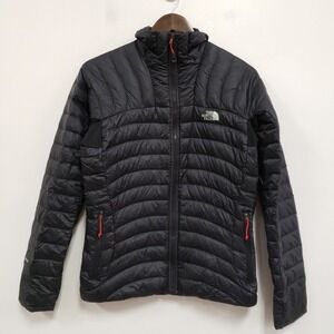 The North Face Womens 800 Down Packable Puffer Jacket Size S Black Stowaway